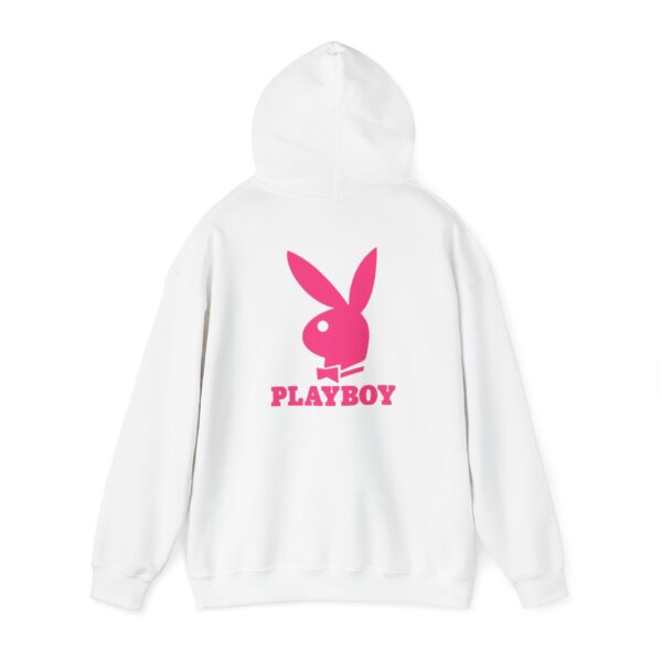PLAYBOY design Unisex Heavy Blend™ Hooded Sweatshirt... WHITE