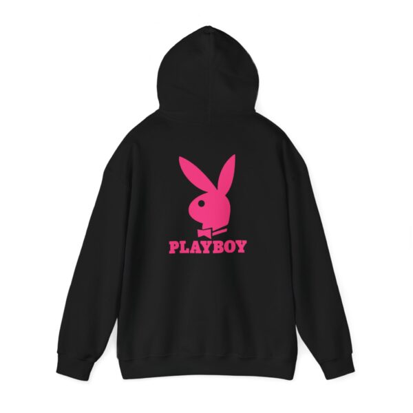 PLAYBOY design Unisex Heavy Blend™ Hooded Sweatshirt... BLACK