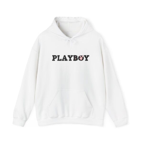 PLAYBOY design Unisex Heavy Blend™ Hooded Sweatshirt... WHITE