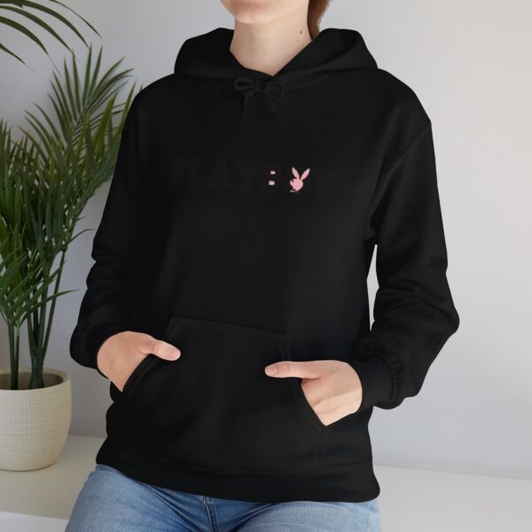 PLAYBOY design Unisex Heavy Blend™ Hooded Sweatshirt... BLACK