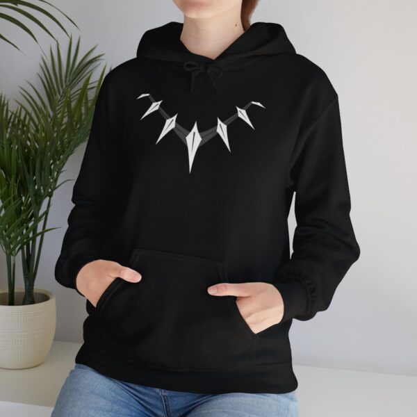 Black Panther Glow Print Unisex Heavy Blend Hooded Sweatshirt