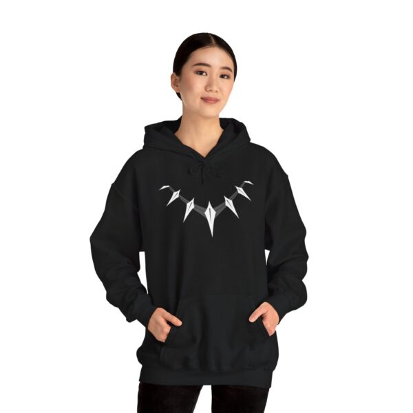 Black Panther Glow Print Unisex Heavy Blend Hooded Sweatshirt