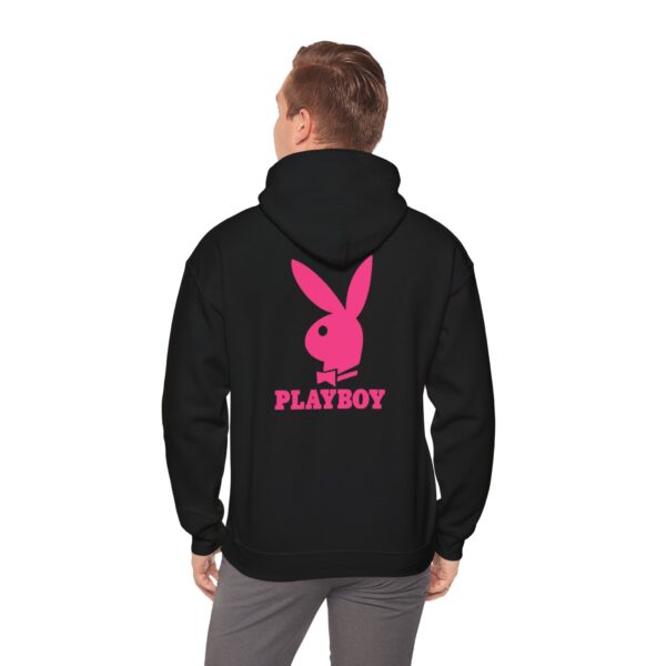 PLAYBOY design Unisex Heavy Blend™ Hooded Sweatshirt... BLACK